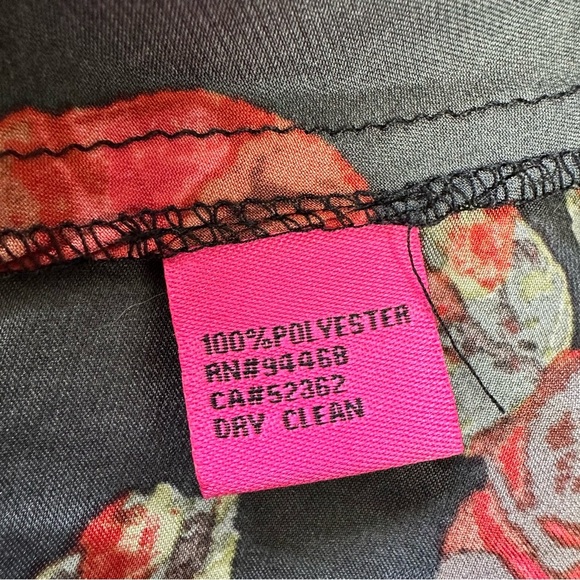 Betsey Johnson 10 Dress Floral Polka Dot Retro Rose Fit & Flare Mini Mesh Lace - Picture 7 of 11